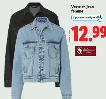 Lidl ESMARA Veste en jean femme offre