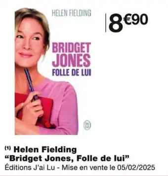 Monoprix Bridget Jones, Folle de lui Helen Fielding offre