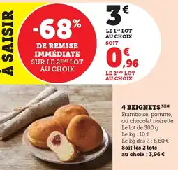 Super U 4 beignets offre