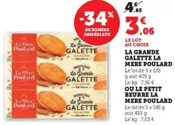 Super U La grande galette mere poulard offre