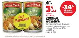 Super U Julien mack quenelles au naturel offre