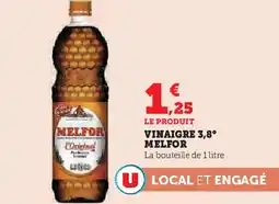 Super U Melfor vinaigre 3.8° offre