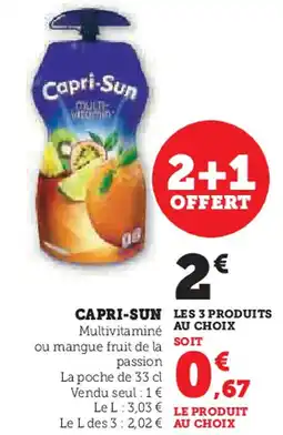 Super U Capri-Sun offre