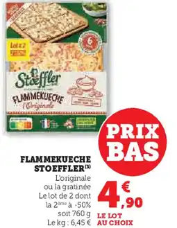 Super U Flammekueche stoeffler offre