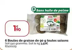 Weldom 6 boules de graisse de 90 g toutes saisons offre