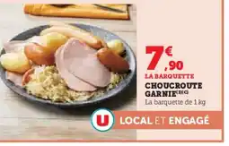 Super U Choucroute garnie (3xc) offre