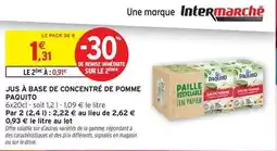 Intermarché Paquito - jus à base de concentré de pomme offre