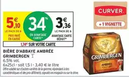Intermarché Grimbergen - bière d'abbaye ambrée offre