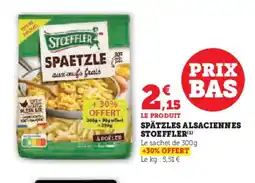 Super U Spätzles alsaciennes stoeffler (¹) offre