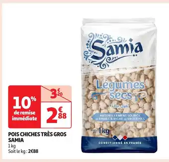 Auchan Pois chiches très gros samia offre