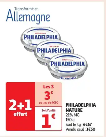 Auchan Philadelphia nature offre