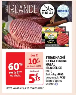 Auchan Steak haché  extra tendre offre