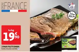 Auchan 2 faux filets dabia offre