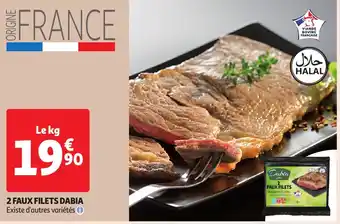 Auchan 2 faux filets dabia offre