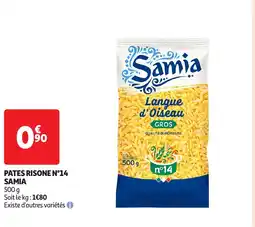 Auchan Pates risone n°14 samia offre