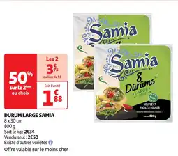 Auchan Durum large samia offre