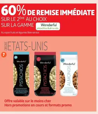 Auchan Sur le 2ème au choix sur la gamme wonderful offre