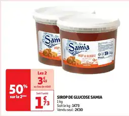 Auchan Sirop de glucose samia offre