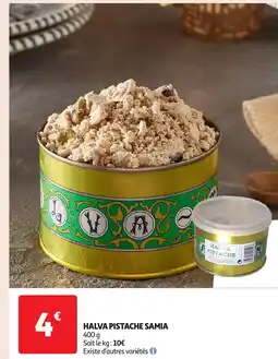 Auchan Halva pistache samia offre