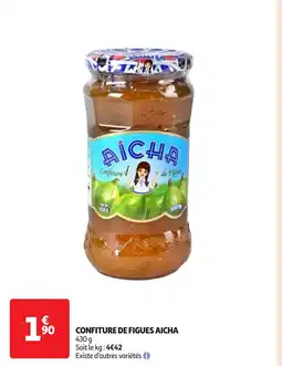 Auchan Confiture de figues aicha offre