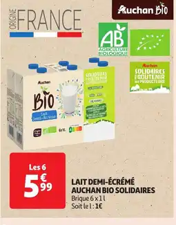 Auchan Solidaires soutenir auchan bio solidaires offre