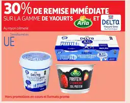 Auchan Sur la gamme de yaourts offre