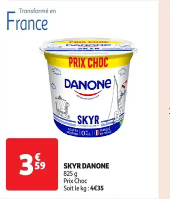 Auchan Skyr danone offre