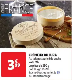 Auchan Crémeux du jura offre