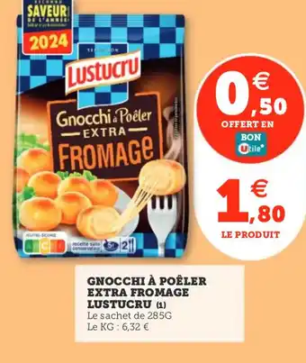 Utile LUSTUCRU Gnocchi à poêler extra fromage offre