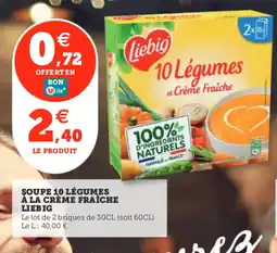 Utile LIEBIG Soupe 10 légumes à la crème fraîche offre