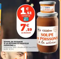 Utile COUDÈNE Soupe de poisson à la sétoise et rouille offre