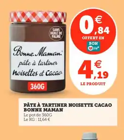 Utile BONNE MAMAN Pâte à tartiner noisette cacao offre