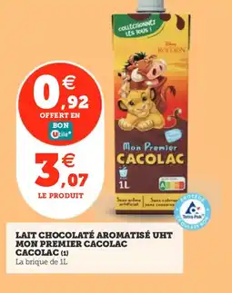 Utile CACOLAC Lait chocolaté aromatisé uht mon premier offre