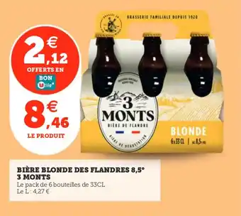 Utile 3 MONTS Bière blonde des flandres 8,5° offre