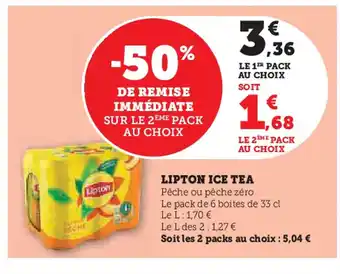 U Express LIPTON Ice tea offre