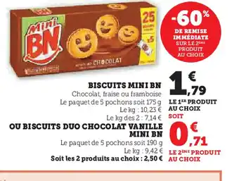 U Express MINI BN Biscuits offre