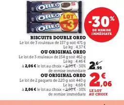 U Express OREO Biscuits double offre