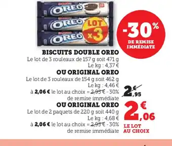 U Express OREO Biscuits double offre