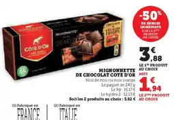 U Express CPTE D'OR Mignonnette de chocolat offre