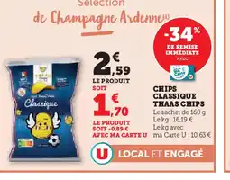 U Express Chips classique thaas chips offre