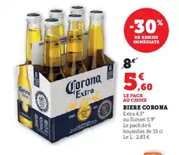 U Express CORONA Biere offre