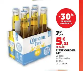 U Express CORONA Biere 0,0° offre