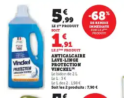 U Express VINCKEL Anticalcaire lave-linge protection offre