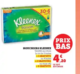 U Express KLEENEX Mouchoirs offre