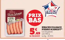 U Express PIERRE SCHMIDT Knacks d'alsace offre