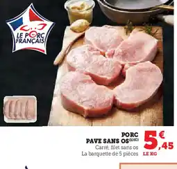 U Express Porc pave sans os offre