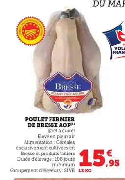 U Express Poulet fermier de bresse aop offre