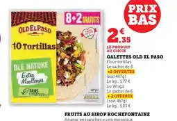 Hyper U OLD EL PASO Galettes offre