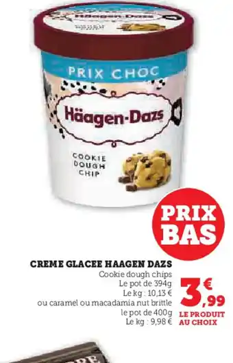 Hyper U HAAGEN DAZS Creme glacee offre