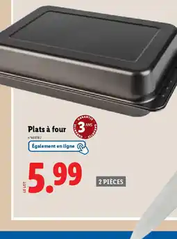 Lidl Plats à four 3A offre